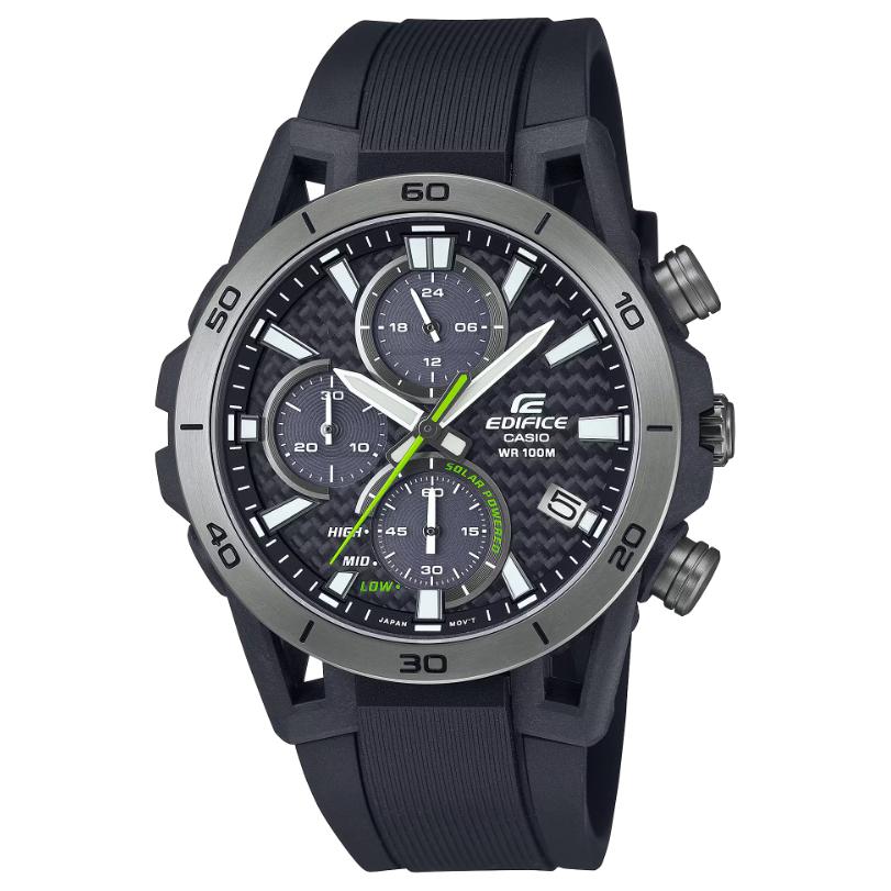 CASIO Edifice EFS S640PB 1A EQS-960PB-1AV Black Dial