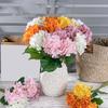 Hydrangea simulace květinový anti-fade umělý domácí výzdoba není nutná umělá hortenzie