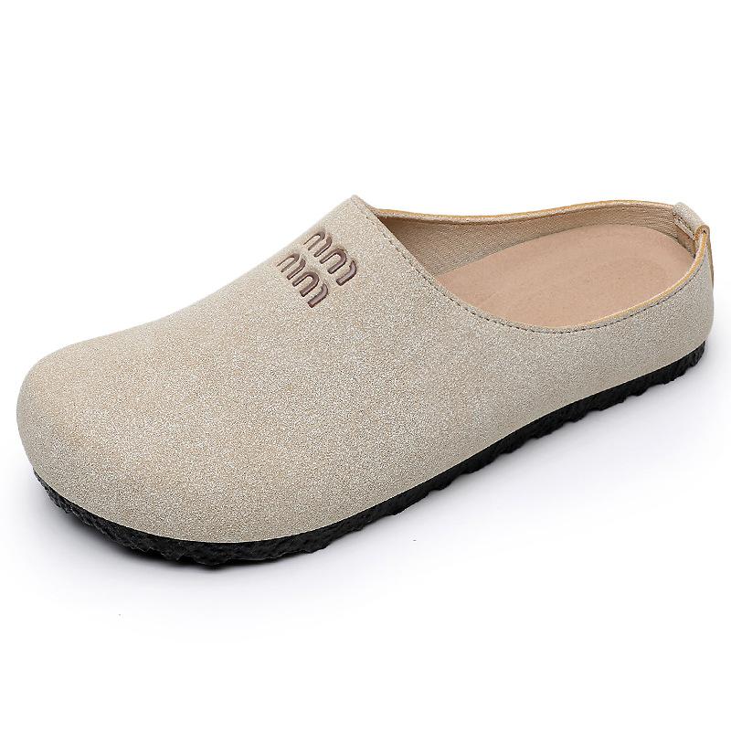 Slippers women's outer wear summer new one pedal half drag women's shoes soft soles are not tired