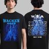 Festival Wacken Open Air 2025 Dal 30 Luglio Al 2 Agosto Lovecraft Maglietta A Due Lati T-Shirt Unisex