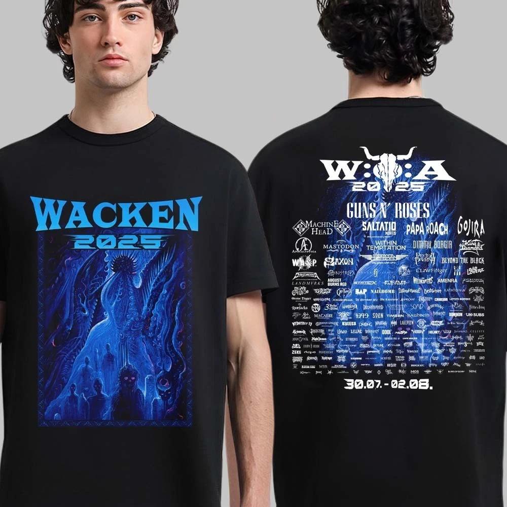 Wacken Open Air 2025 Festival From July 30 To August 2 Lovecraft Two Sided Shirt Unisex T-Shirt XL
