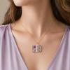 Flower Pendant Necklace Copper 17 Mm 1 Pc
