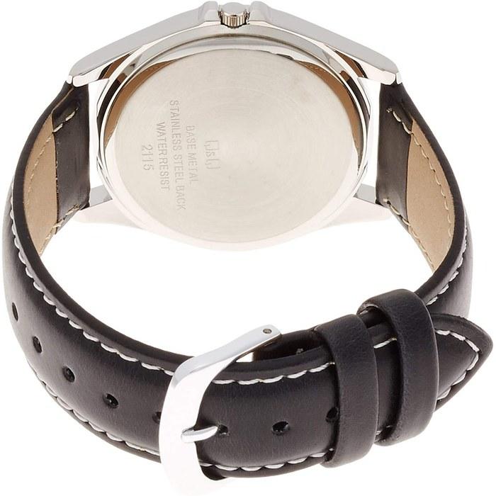 [Citizen Q&Q] Analog Watch Waterproof Date Leather Strap D026-304 Men's White