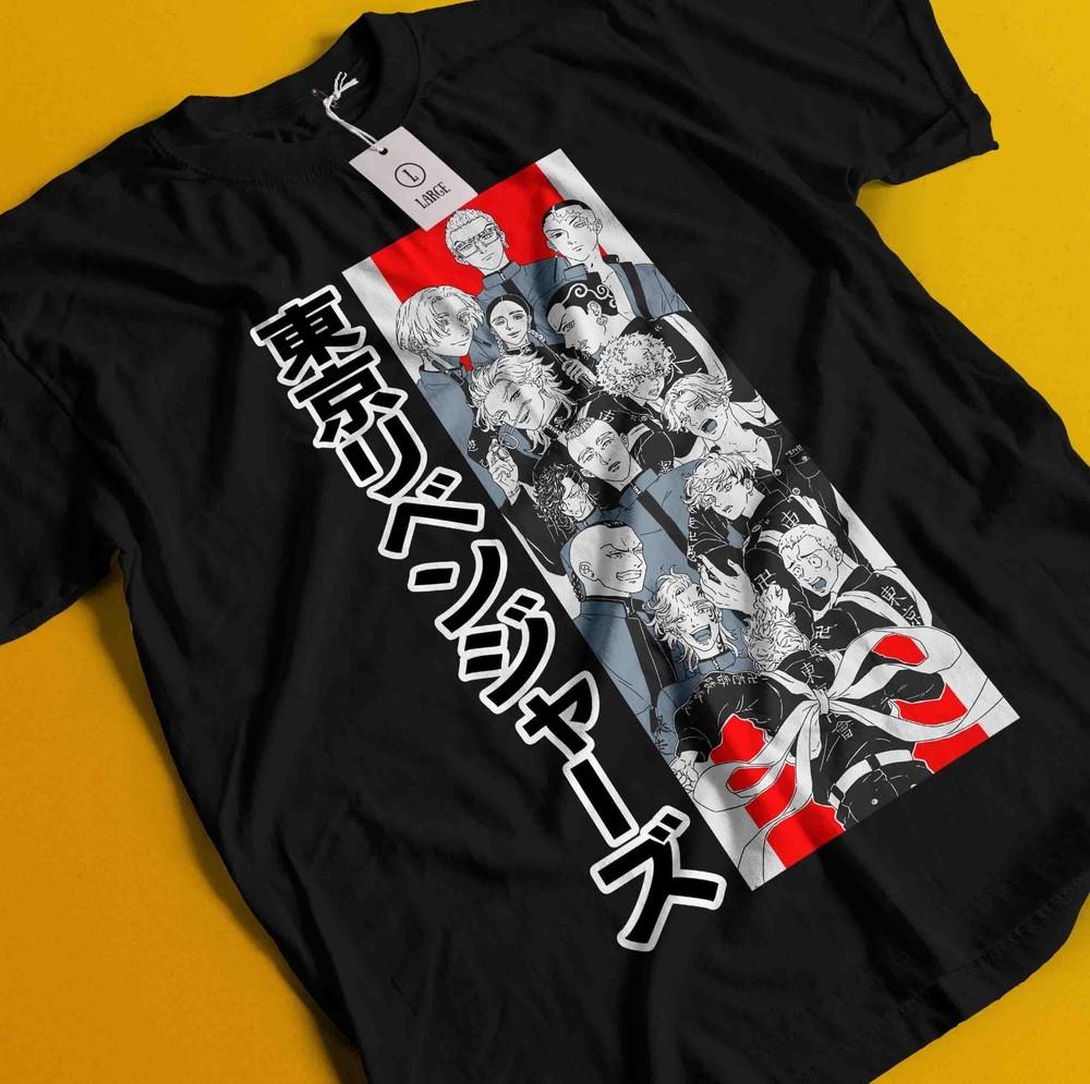 

Футболка Tokyo Revengers Футболка Мандзиро Сано Футболка Такэмичи Ханагаки Футболка Кен Хаккай 2XL