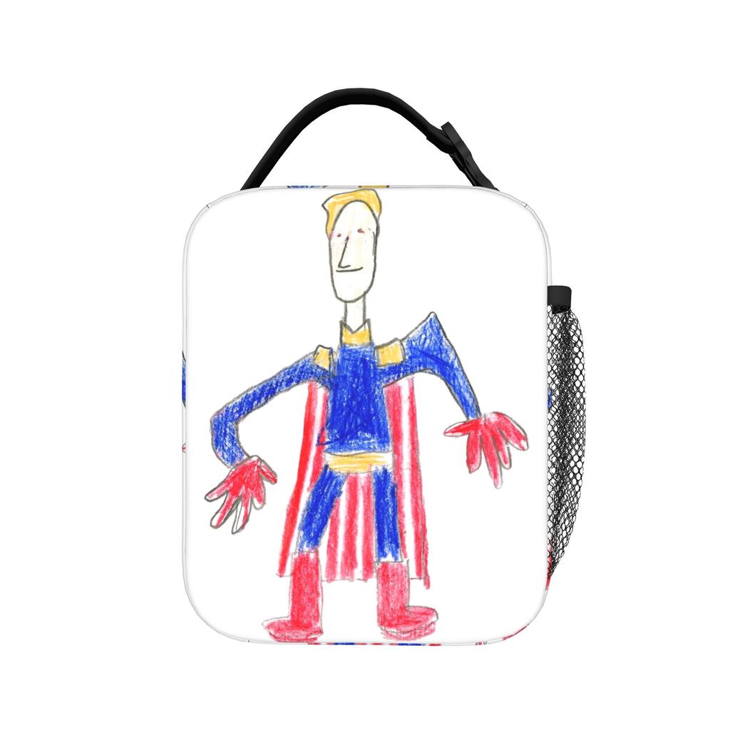 Homander The Boys Insulated Lunch Bags Large Lunch Container Thermal Bag Lunch Box Tote School Travel Food Storage Bags