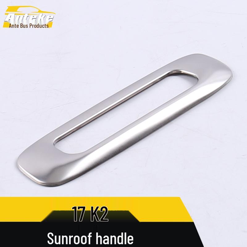 Sunroof Handle Bright Ring - Fits 17 K2 Car Roof Armrest Decoration Frame Patch Accessories