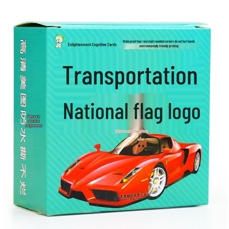 Infant Toddler Educational Cards: Animal & Fruit Recognition for Early Learning