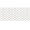 30Pcs Stainless Steel Hollow Pendant Bezel 8‑Shape Metal Resin Frame Jewelry Making Open Bezel