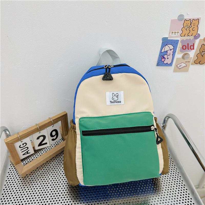 Stylish And Colorful Kindergarten Backpack Lightweight Cute Canvas School Bag For Kids