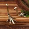 Loch Ness Monster Handmade Figurine 1Pcs Vintage Antique Brass Collectible Ornament for Living Room Desktop Home Decor Gift