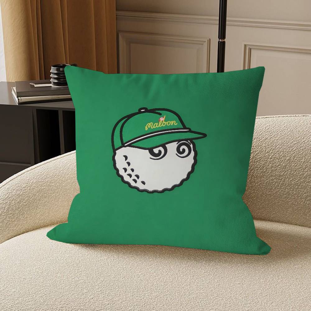Logo M-Malbon Personalized Pillow Dust Cover Bedroom Kids Party Decoration Pillowcase Birthday Children Gift