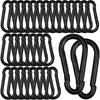 10/20/30pcs Aluminum Carabiner Clips Snap Clip Lock Buckle Hook Camping Outdoor Camping Fishing Tool Buckle Keychain Daily Use