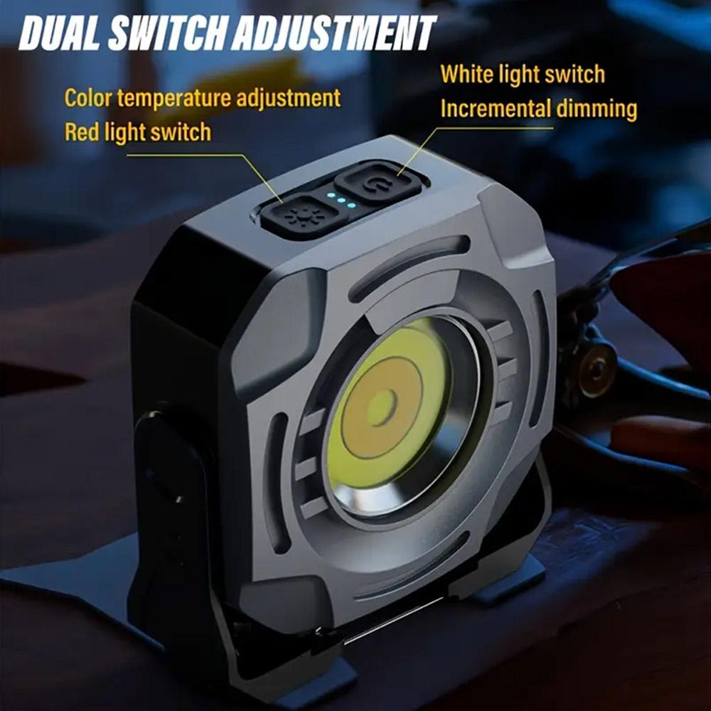 Ultra Bright Camping Light Rechargeable COB Work Lamp with Magnetic Outdoor Emergency Hiking Fishing 6 Modes Portable Lamps