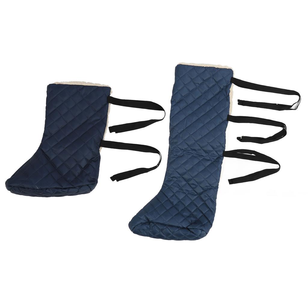 Warm Leg Cast Sleeve Washable Soft Elastic Leg Foot Cast Sock Protector with Adjustable Strap