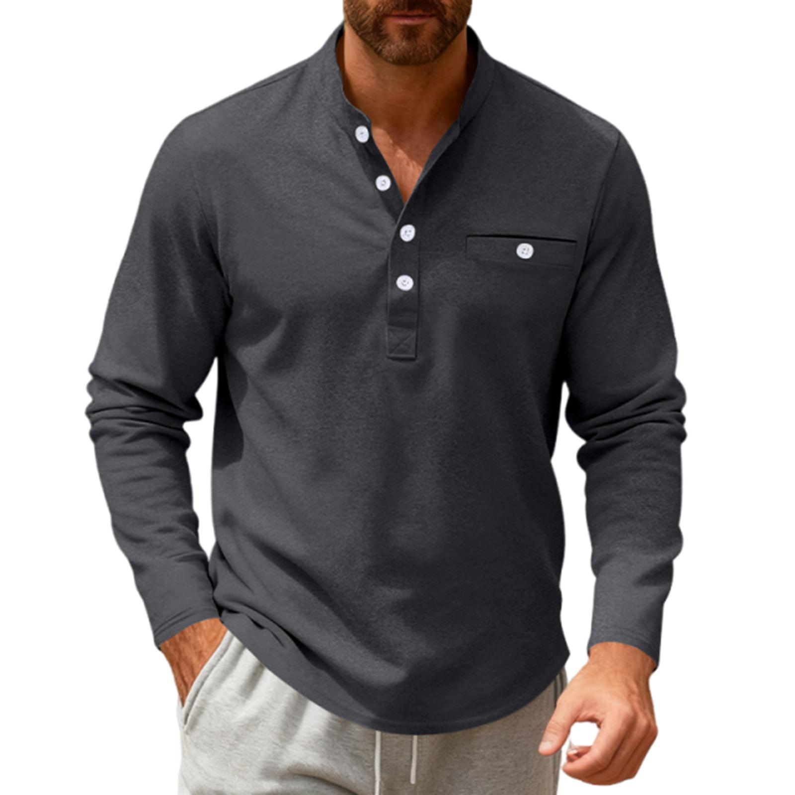 

Pring And Men s Standing Collar Sweatshirt Is Outdoor Casual Tops XL
