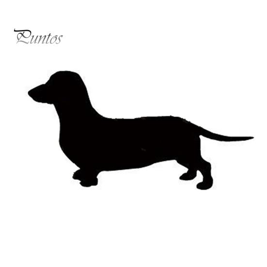 Simpatico Cane Bassotto Adesivi Decorativi per Carrozzeria e Finestrini Auto
