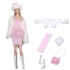30cm 11,8 Zoll Für Barbies Puppen Kleidung Schuhe Halsketten Set Rock Geschäftsanzug Geeignete Prinzessinnenkleidung Für 1/6 Puppen Spielzeug Geschenk