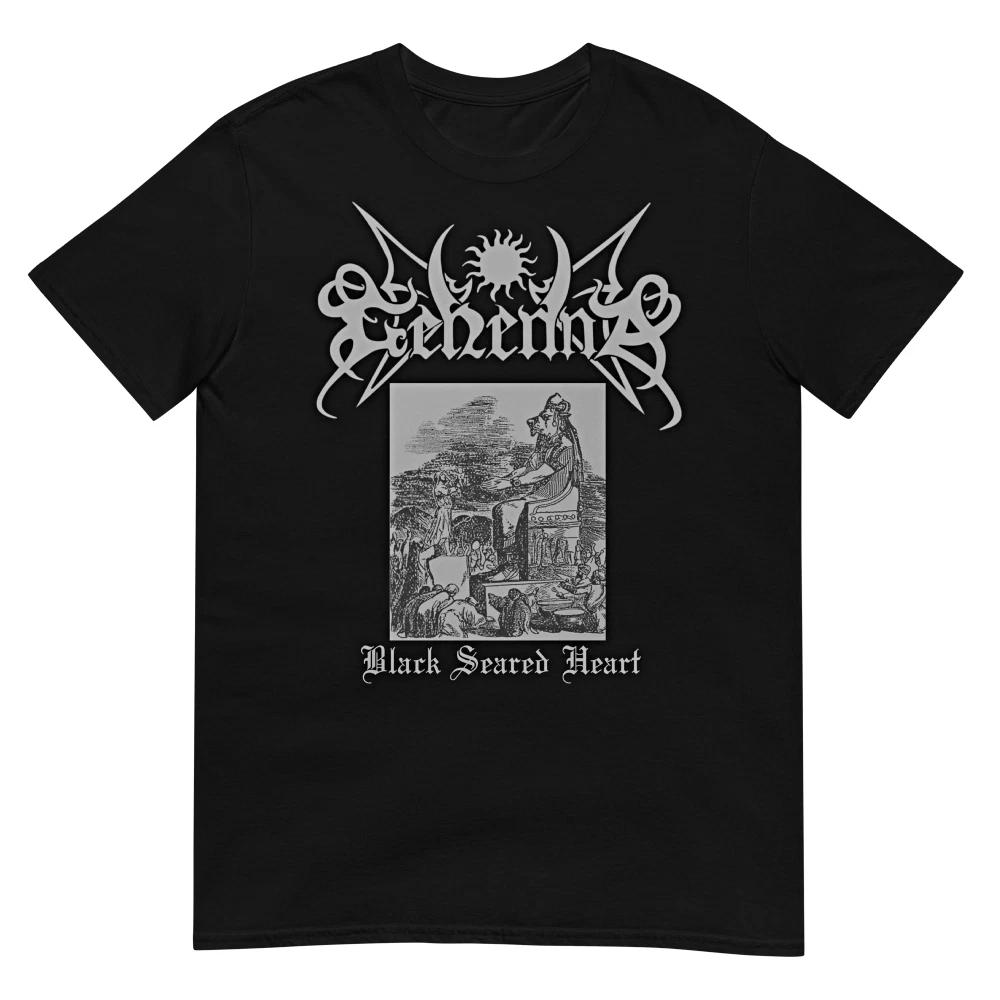 GEHENNA  Black Seared Heart  (Grey Logo) (One Sided) T-SHIRT S
