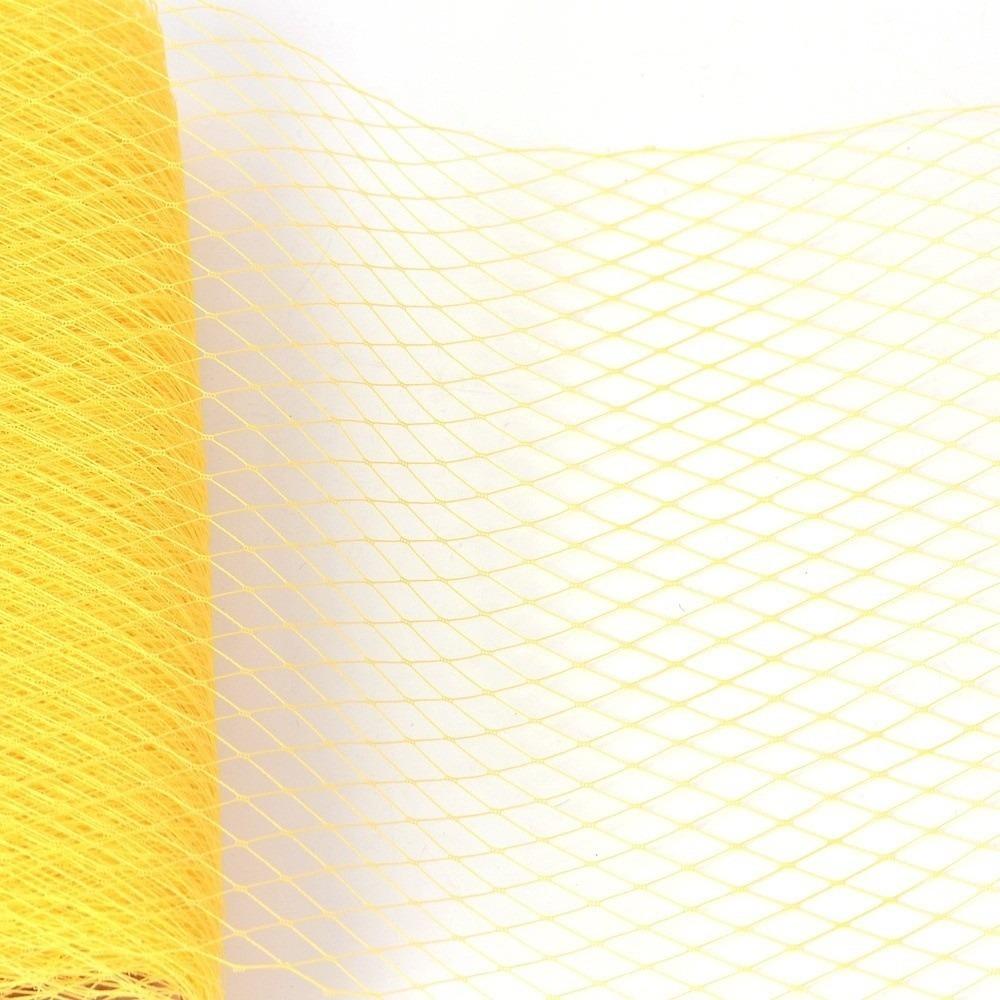 Big Hole DIY Fascinator Hat Mesh Big Hole Net Veil Hair Accessories Ribbon Veil Tulle Dress Fabric