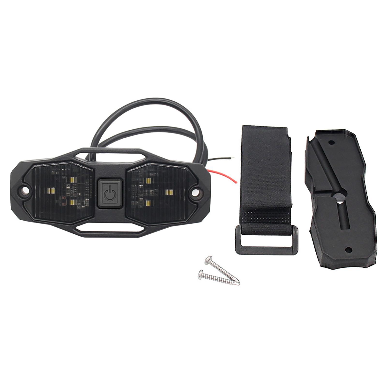 

6000K Roll Bar Mount LED Dome Rock Light For UTV ATV Auto Car Excavator Pickup UTB Cab SUV Truck Bus DC11-30V Waterproof