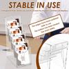 Acrylic Brochure Holder Clear Flyer Stand Literature Holder for Trifold Brochures Magazines Menus Pamphlets Booklets Documents