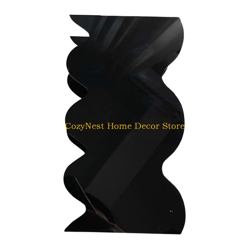 92MF Creative Geometric Hydroponic Vases Shatters Resistant Acrylic Flower Container Home Accent Suitable For Centerpieces