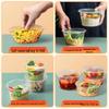 Disposable Round Food Containers with Lids