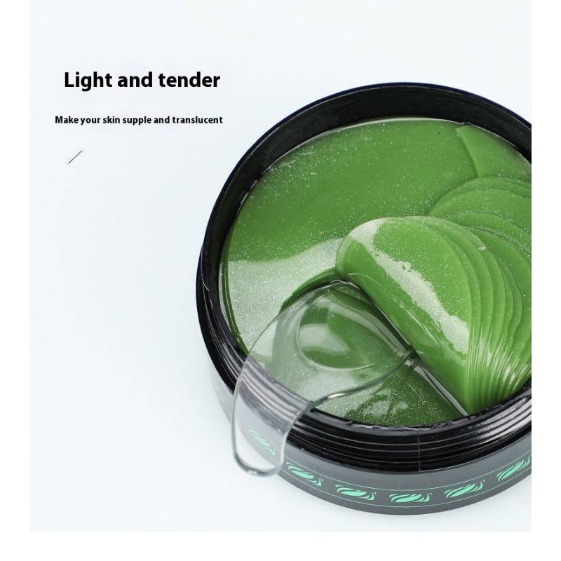 60 Stück feuchtigkeitsspendende grüne Augenmaske zur Feuchtigkeitsversorgung mit Algen