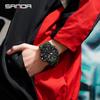Sanda Youth Fashion Luminous Waterproof Shockproof Alarm Men's Watch