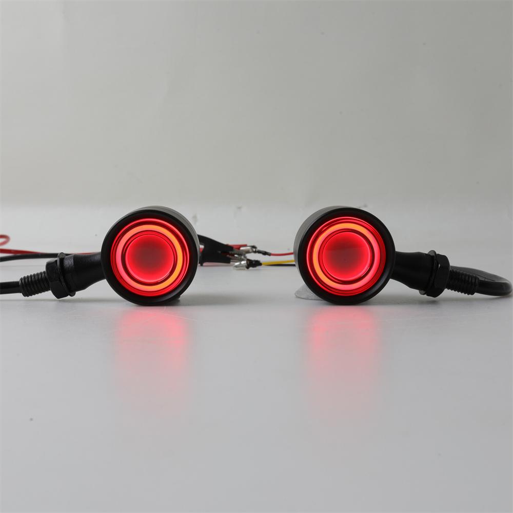 Motorcycle Bullet LED Turn Signal Blinker Brake Running Tail Lights Universal