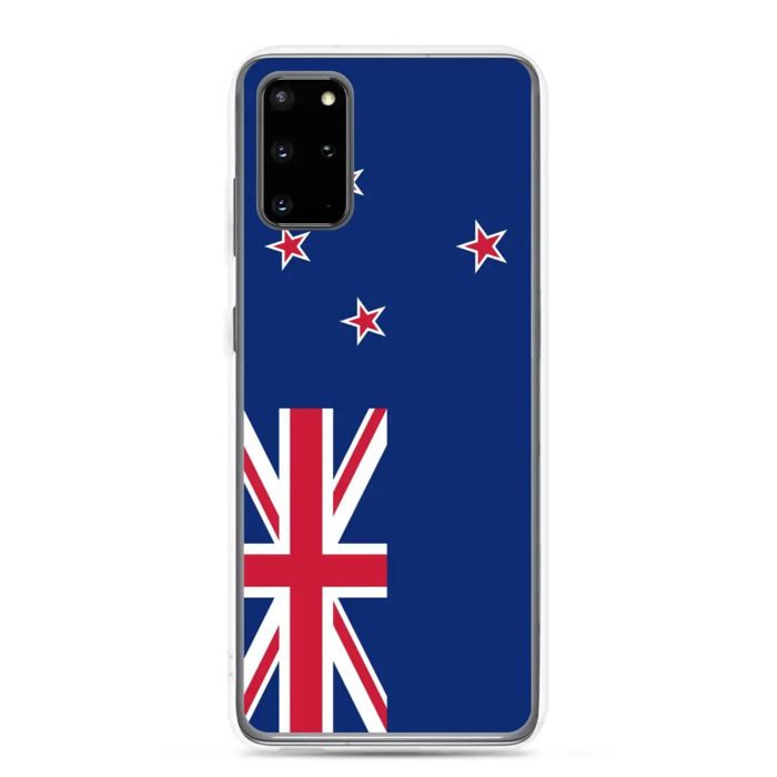 Coque Téléphone - Samsung - Galaxy S20 Ultra - Drapeau Nouvelle-Zélande - Souple - Multicolore