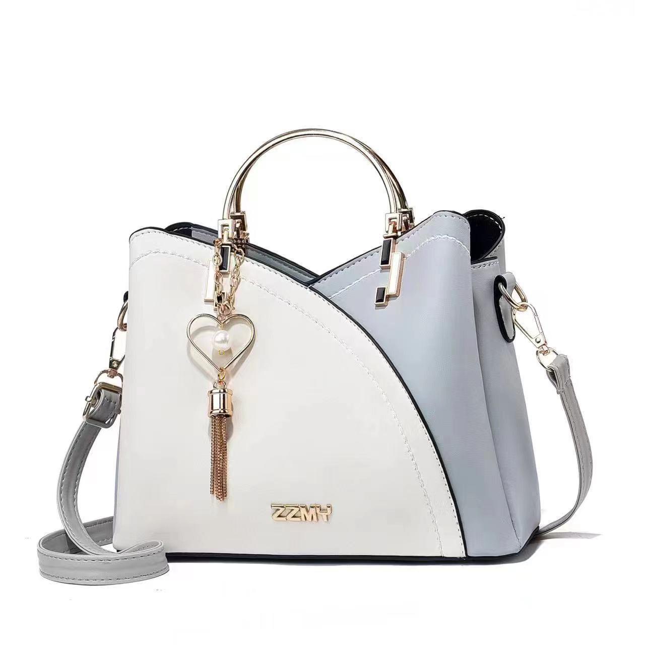 

2026 Fashion Trend Color Block Large Capacity Shoulder & Crossbody Handbag