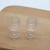 10Pcs/Set Red Wine Glass Dollhouse Wine Glass Dollhouse Miniature Glass Cup  1/6 1/12 Dollhouse