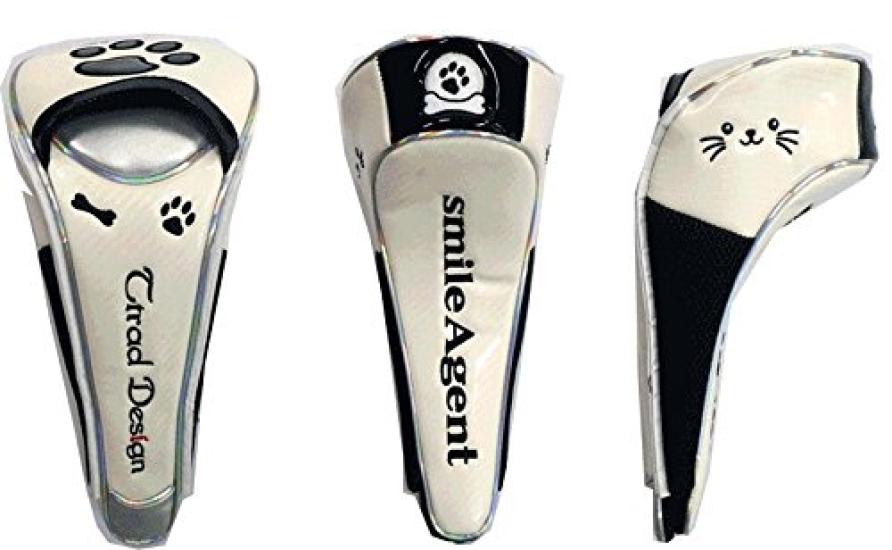 

Чехол для гольфа для магнитного драйвера с отпечатком лапы, Модель, (Белый черный)