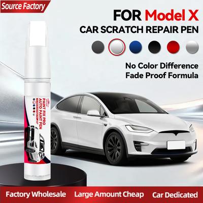 Exclusive Purpose Vehicle Car Scratch Paint Pen Deep Scratch Repair Removal For Tesla Model X White Black Red Silver Blue Grey S