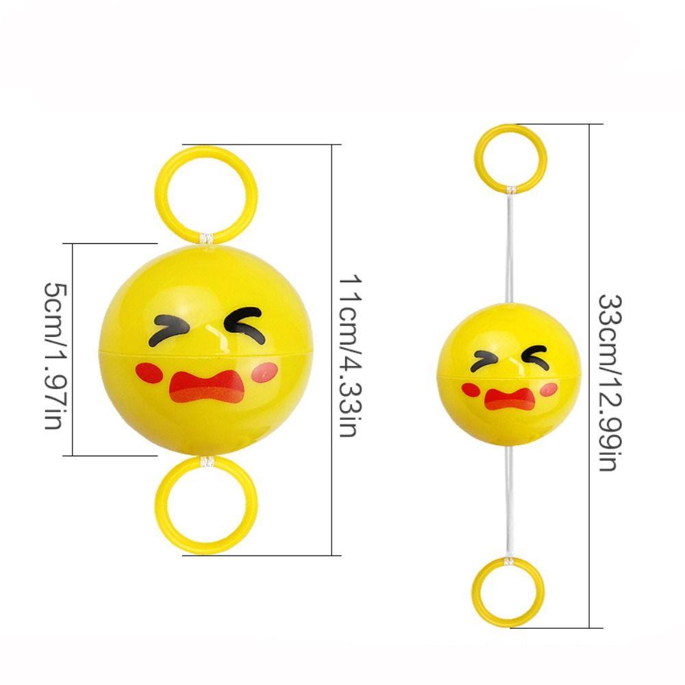 Hand Eye Coordination Kids Rotating Light-emitting Ball Novelty Fly Ball Toy