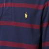Polo Ralph Lauren Logo Embroidered Striped Long Sleeve Polo Shirt Men Tops Deep-Purple 710852747-001