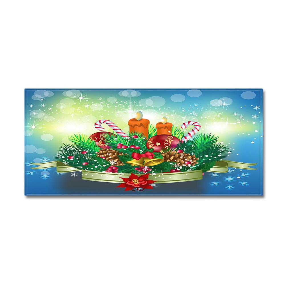 Christmas Kitchen Sand Carpet Doormat Long Floor Mat
