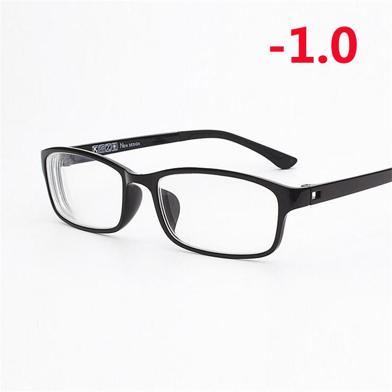

-1 -1.5 -2.0 To -6.0 Ultralight Finished Myopia Glasses For Unisex Short-Sight Eyewear Square Myopic Spectacles With Degree