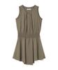 Milo Woman Smoke Asymmetric Midi Dress [Brown]