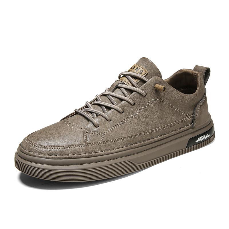 

Retro casual shoes trendy black men s low-top board shoes autumn and winter men s shoes versatile travel shoes solid color 44