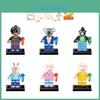 6pcs Sing 2 Building Blocks Figures Rosita Meena Toy Models Birthday Gift