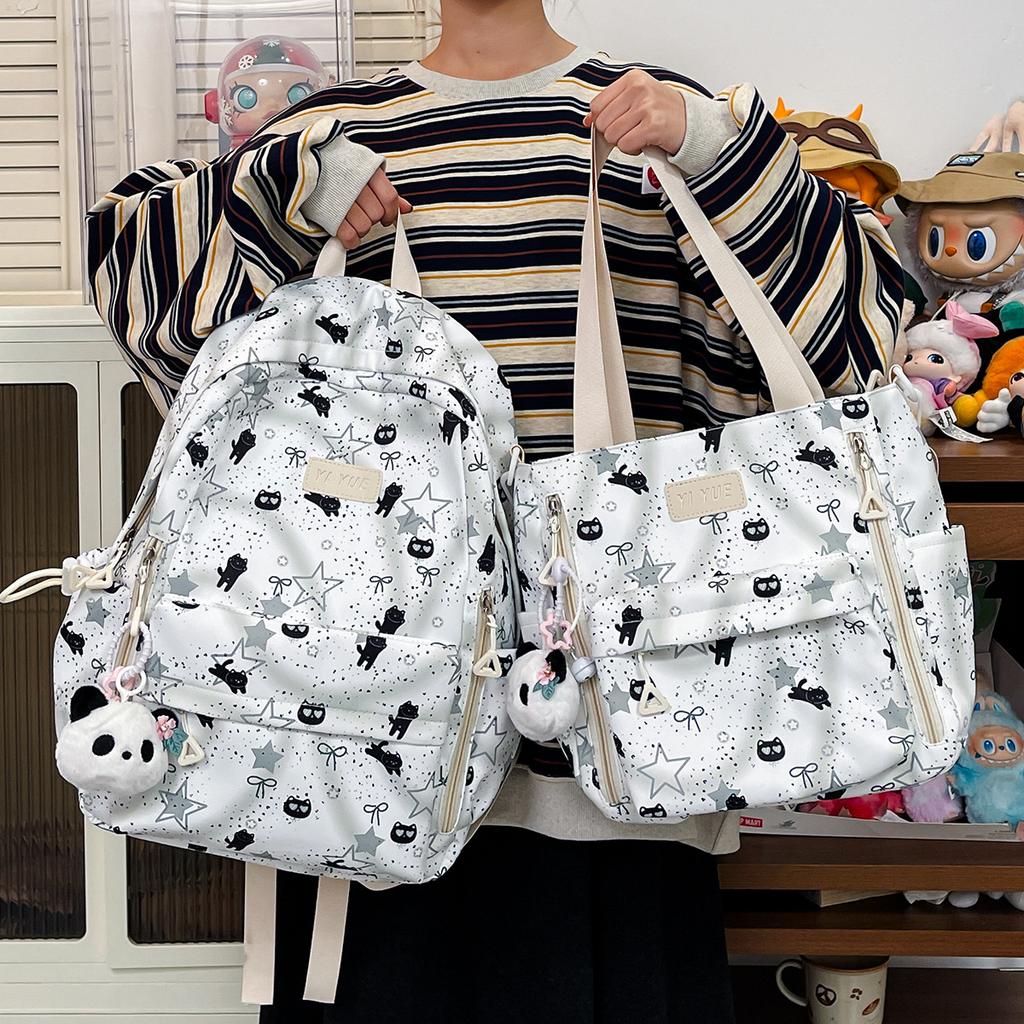 Schoolbag schoolbag junior high school girls high school students 1011 new high value large capacity college students backpack men travel bag