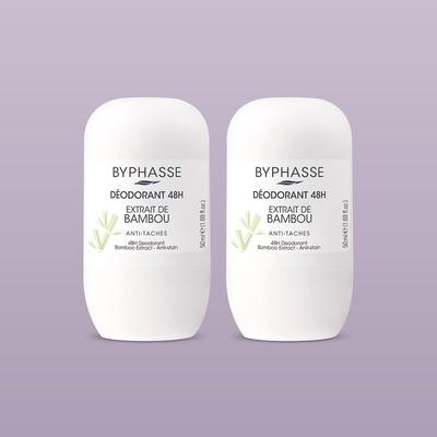 Roll-on Deodorant Bamboo 48H 50ml X2