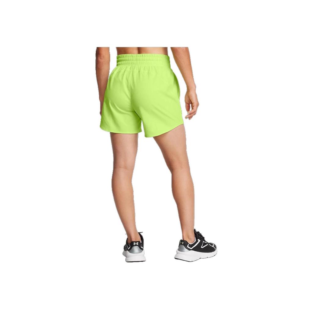 Under Armour Flex Solid Color Three-Quarter Casual Shorts Women Shorts Light-Grass-Green 1376933-304