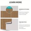 2rolls 3D Wood Grain Wallpaper Self-Adhesive Wall Panels Peel and Stick Wallpaper Home Decoration Wall Stickers Peel and Stick Easy To Clean and Cut