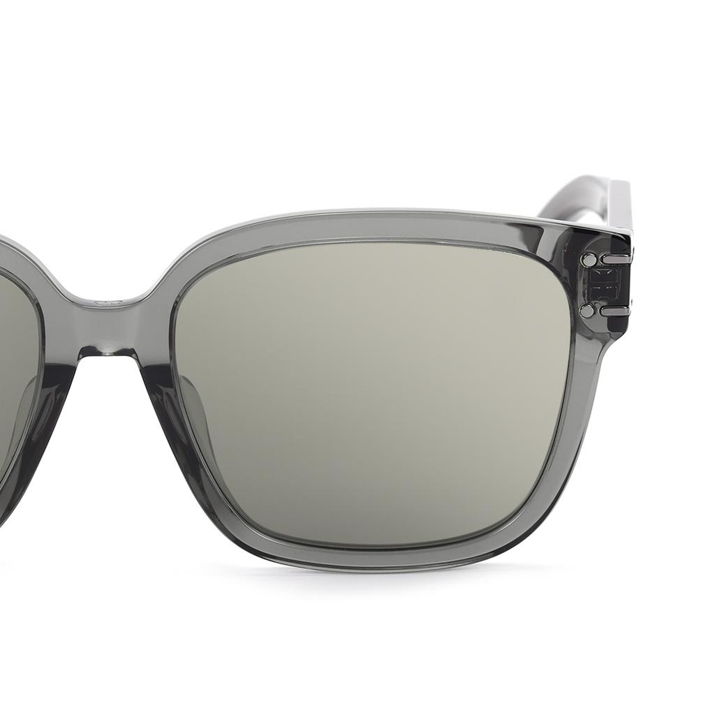 Dior signature S7F Series Logo Decorated Acetate Square Sunglasses Women sunglasses Gray NSGTS7FXR-45A7