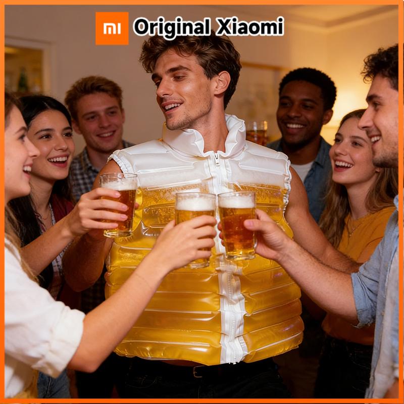 Xiaomi Leak-proof Beer-filled Cooler Vest Transparent Beer Drinking Jacket For Pools Parties Festivals Hilarious Gag Gift Portable