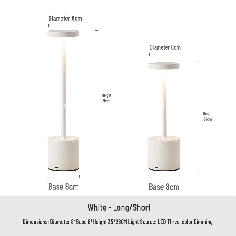 Modern Type-C Touch Desk Lamp: Minimalist I-beam Design with Night Light Functionality
