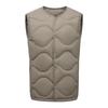 Men's Autumn/Winter V-Neck Casual Vest - Warm Inner Lining for Dads 2025
